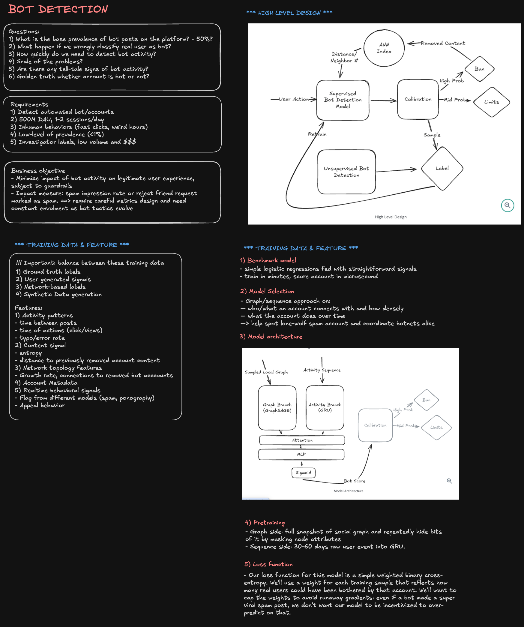 Bot detection architecture